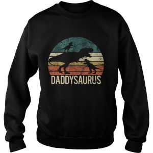 Daddysaurus Two Kids Vintage shirt 3