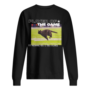 Dallas Cowboys Black Cat Player Of The Game 117 Rushing YSD 2 TDS 9 Lives shirt 2