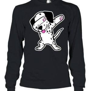 Dalmatian dabbing shirt 3