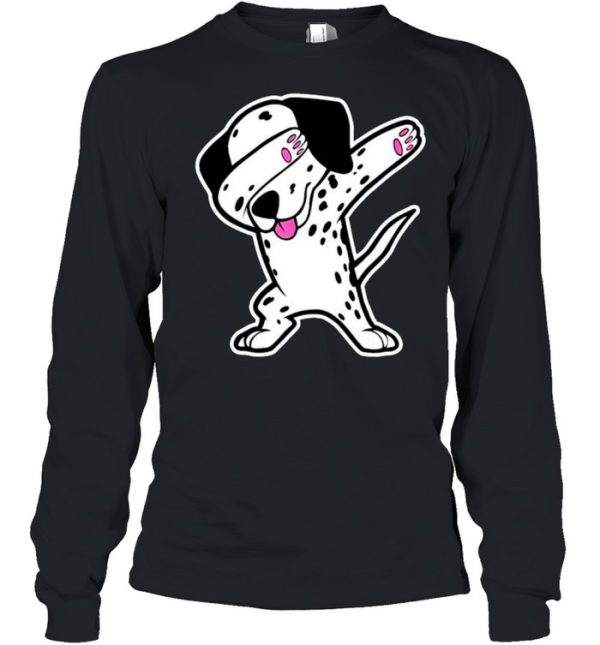 Dalmatian dabbing shirt