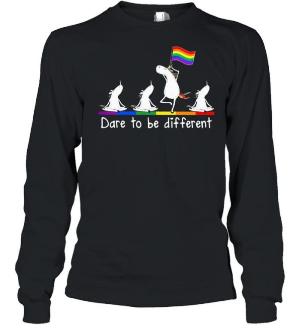 Dare To Be Different LGBT Unicorn Shirt