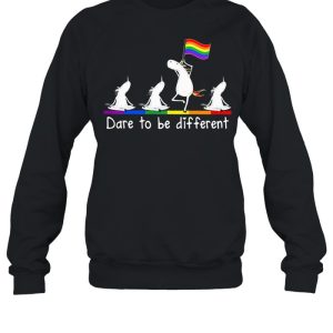 Dare To Be Different LGBT Unicorn Shirt