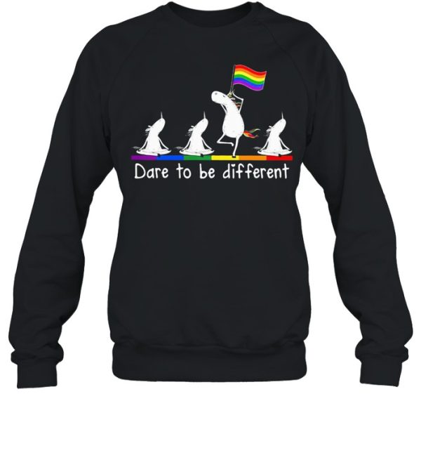 Dare To Be Different LGBT Unicorn Shirt