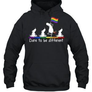 Dare To Be Different LGBT Unicorn Shirt 3