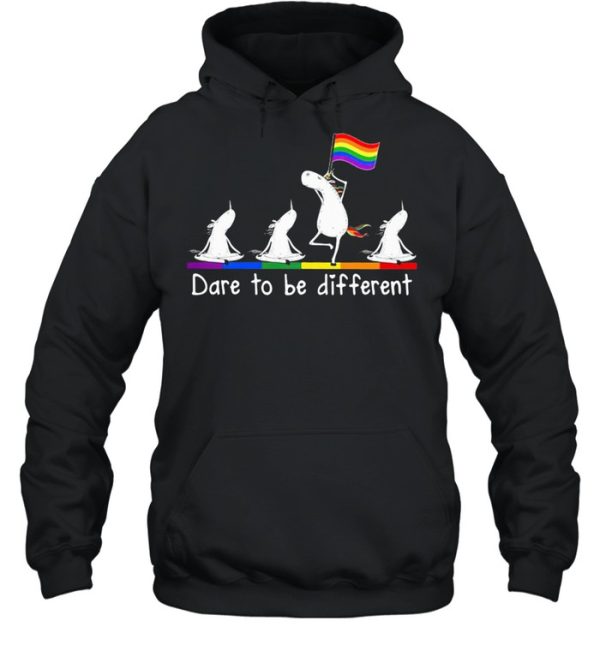 Dare To Be Different LGBT Unicorn Shirt