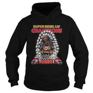 Daschund Iron Throne Super Bowl LIV Champions Chiefs shirt 1