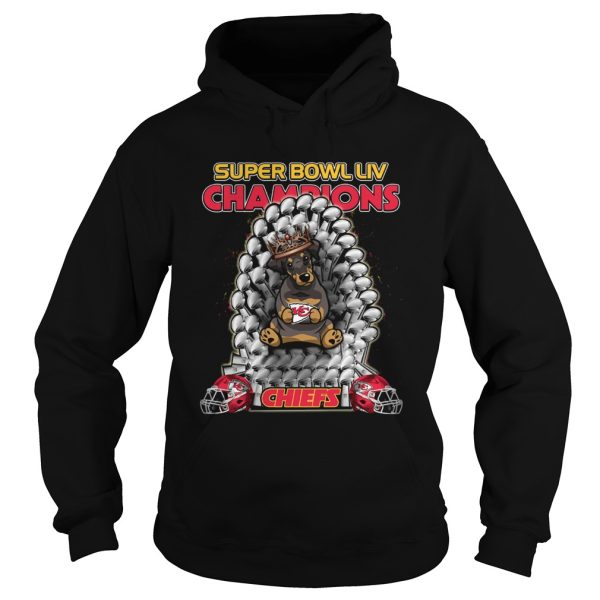 Daschund Iron Throne Super Bowl LIV Champions Chiefs shirt