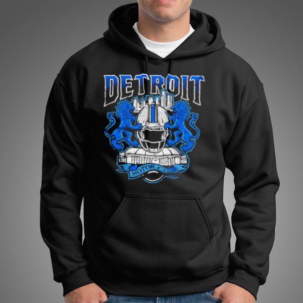 Detroit motor city football shirt