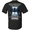 Devil Whispered – Never Underestimate A Woman Who Was Born In June T-shirt