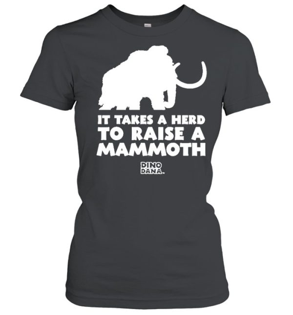 Dino Dana White Mammoth Shirt