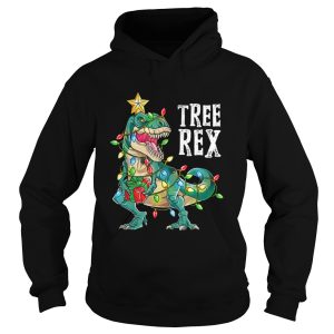 Dinosaur Christmas Tree Rex shirt 1