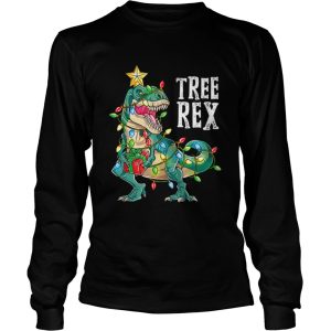 Dinosaur Christmas Tree Rex shirt 2