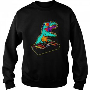 Dinosaur DJ Party Club Shirt 4