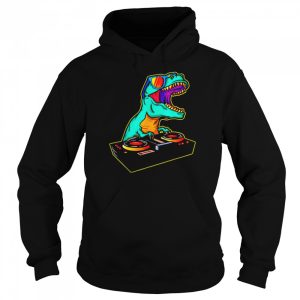 Dinosaur DJ Party Club Shirt 5