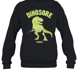 Dinosaur Dinosore Fitness Tee Co shirt