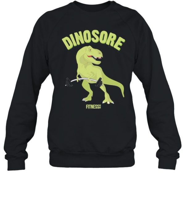 Dinosaur Dinosore Fitness Tee Co shirt