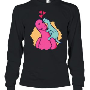 Dinosaur Mom With Baby Dinosaur Pink Mothers Day shirt 1