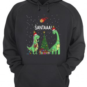 Dinosaur Santa Christmas Tree shirt 3