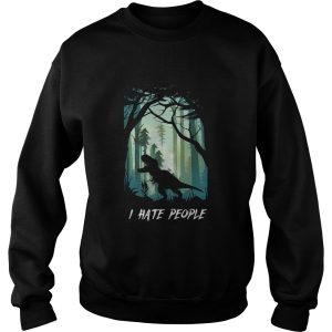 Dinosaur T Rex I Hate People shirt 3