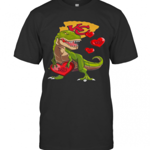 Dinosaur T Rex Mashup Kansas City Chiefs T-Shirt