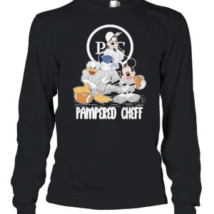 Disney Goofy Donald Duck And Mickey Mouse Football Pampered Chef Shirt 1