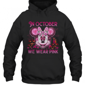 Disney Mickey Mouse Cancer In October We Wear Pink Halloween T Shirt 3