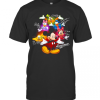 Disney Mickey Mouse Cartoon Characters Signatures T-Shirt