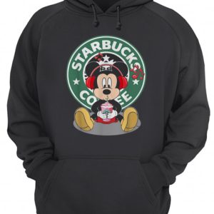 Disney Mickey Mouse Drinking Starbucks Coffee shirt 3