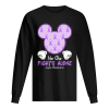 Disney Mickey Mouse No One Fights Alone Lupus Awareness shirt