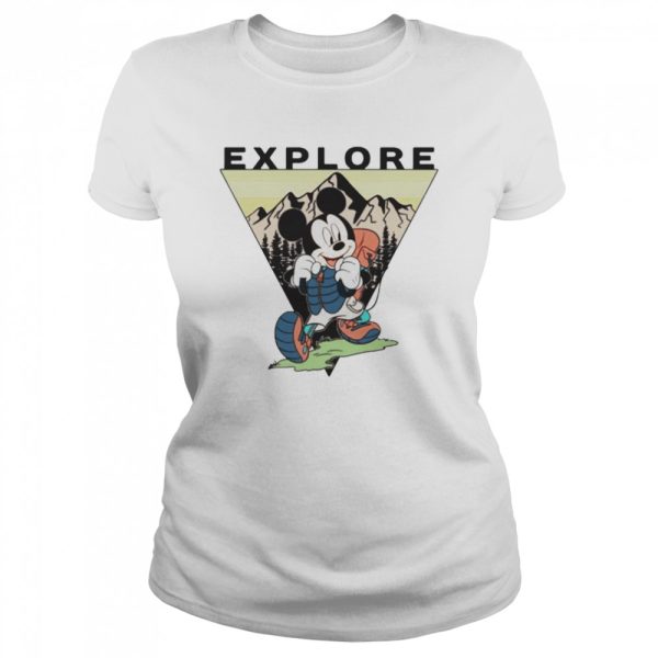 Disney Mickey Mouse explore portrait shirt