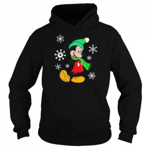 Disney Mouse Holiday Snowflakes Portrait Christmas shirt 5