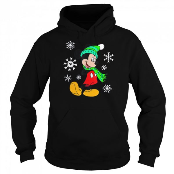 Disney Mouse Holiday Snowflakes Portrait Christmas shirt