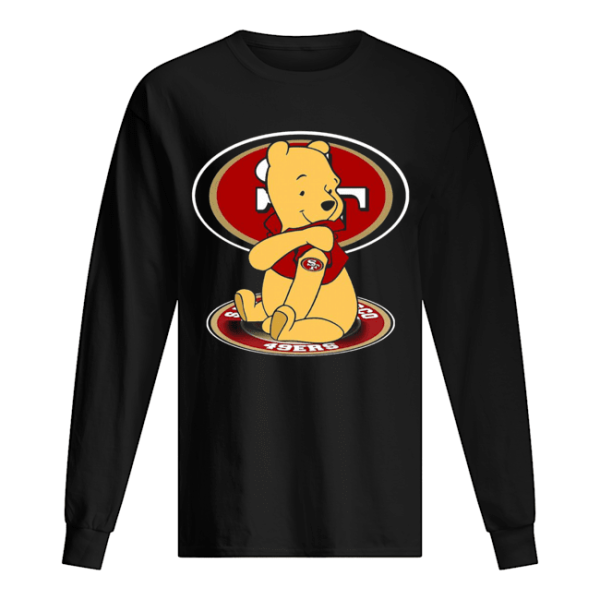 Disney Pooh Tattoo San Francisco 49ers Logo shirt