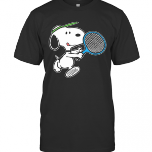 Disney Snoopy Playing Badminton T-Shirt