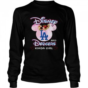 Disney and Los Angeles Dodgers kinda girl shirt 3