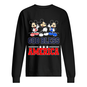 Disney mickey mouse god bless america happy independence day shirt 2