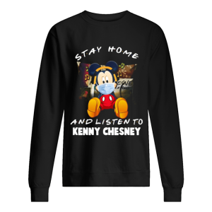 Disney mickey mouse stay home and listen to kenny chesney covid 19 shirt 2