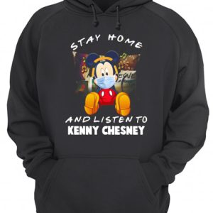 Disney mickey mouse stay home and listen to kenny chesney covid 19 shirt 3