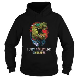 Dj i just really like dinosaurs shirt 1