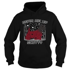 Dog Beam Me Up Scotty Christmas shirt 1