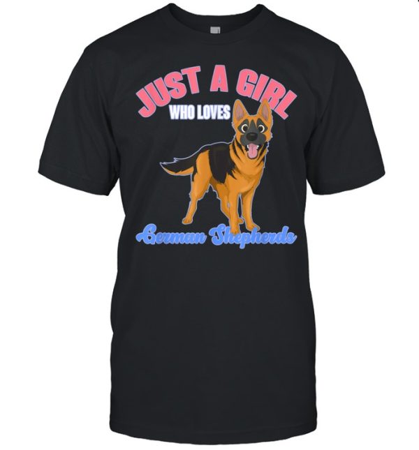 Dog Girls Cute Animal Pet German Shepherd shirt