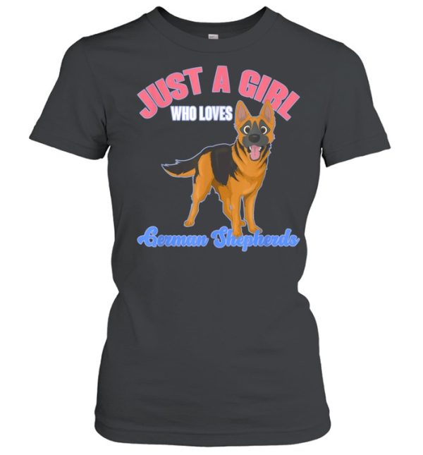 Dog Girls Cute Animal Pet German Shepherd shirt