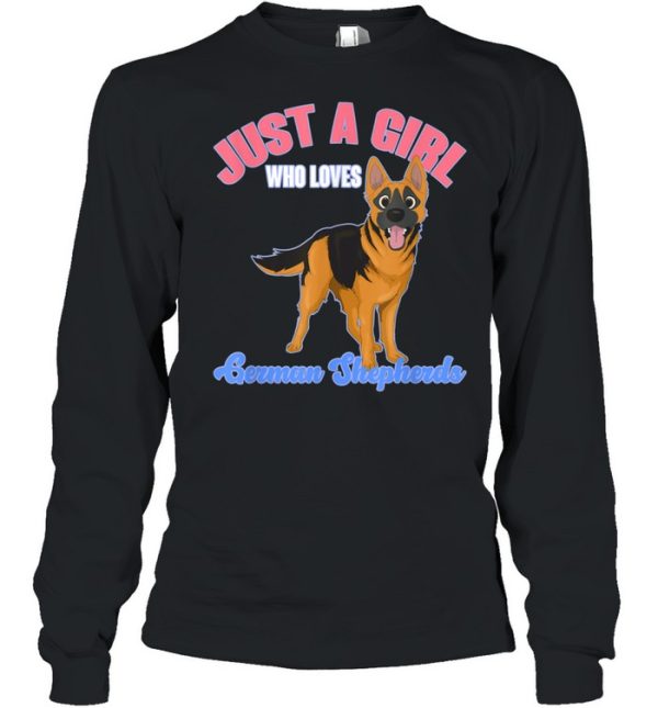 Dog Girls Cute Animal Pet German Shepherd shirt