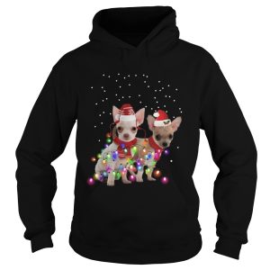 Dog Graphic Chihuahua Xmas Lights 2020 shirt 1