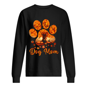 Dog Mom Autumn Leaves Halloween T Shirt 2