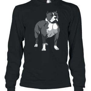 Dog Pit Bull Breed Loyal Companion Brown shirt 3