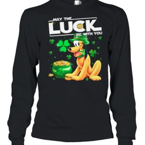 Dog Pluto may the luck be with you St Patricks Day shirt 1