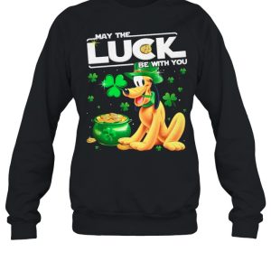 Dog Pluto may the luck be with you St Patricks Day shirt