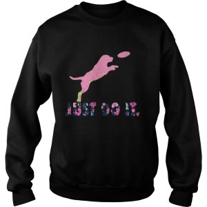 Dog just do it flowers shirt 2