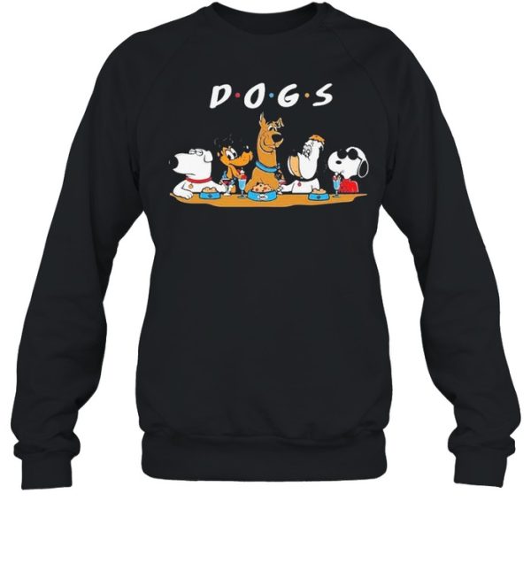 Dogs Friends Snoopy Scooby Doo Goofy Pluto Brian Shirt